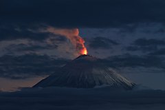 Российский поселок присыпало пеплом