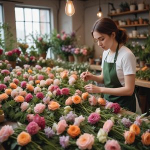 Доставка цветов и онлайн-заказ букетов в цветочных мастерских