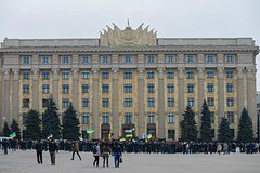 Бюст Пушкина снесли в Харьковской области