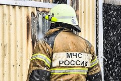 Гимназия загорелась в российском регионе