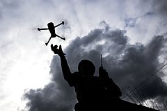 На Украине начались пожары после атаки &laquo;Гераней&raquo;