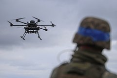 Над российским городом сбили несколько беспилотников