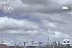 Опубликовано видео уничтожения беспилотника над российским регионом