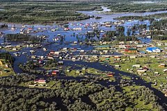 Паводки в двух российских регионах сочли аномальными