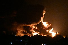 Появились кадры последствий взрыва на предприятиях под Житомиром