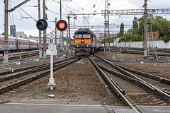 Резервный поезд из Брянска выехал в Москву