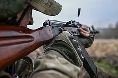 Российский военный уничтожил склад боеприпасов ВСУ
