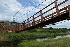 Рухнувший во время крестного хода мост в российском регионе восстановили