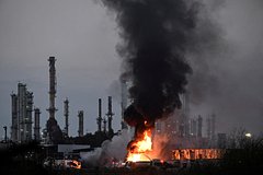 В центре Израиля произошел пожар после атаки Ирана