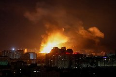 В Киеве после налета &laquo;Гераней&raquo; начались пожары