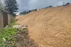 В Подмосковье засыпало поселок
